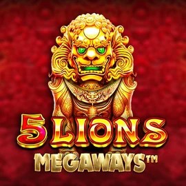5 Lions Megaways online game logo by Pragmatic Play on kongcasino.eu