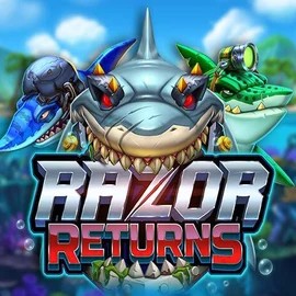 Razor Returns online game logo by Push Gaming on kongcasino.eu