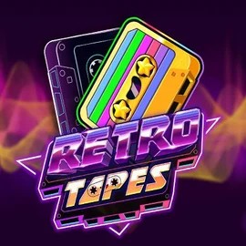 Retro Tapes slot icon by Push Gaming, available at Kong Casino