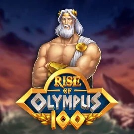 Slots logo of Rise of Olympus 100 from Play'n GO at Kong Casino