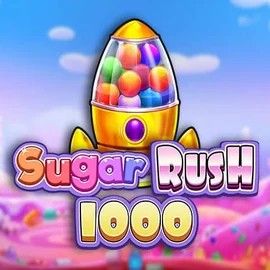 Sugar Rush 1000 logo by Pragmatic Play at Kong Casino